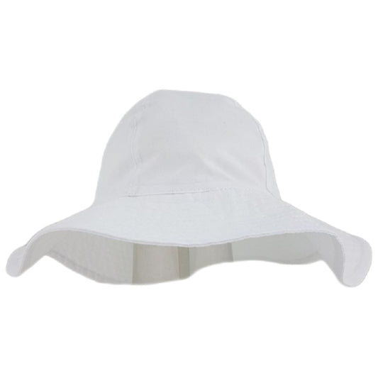 Boys Wide Brim Cotton Sun Hat - 0-3 Months to 2 Years