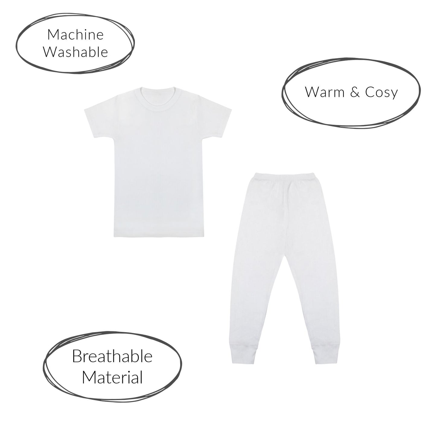 Thermal T-Shirt and Leggings (Long Johns) Set