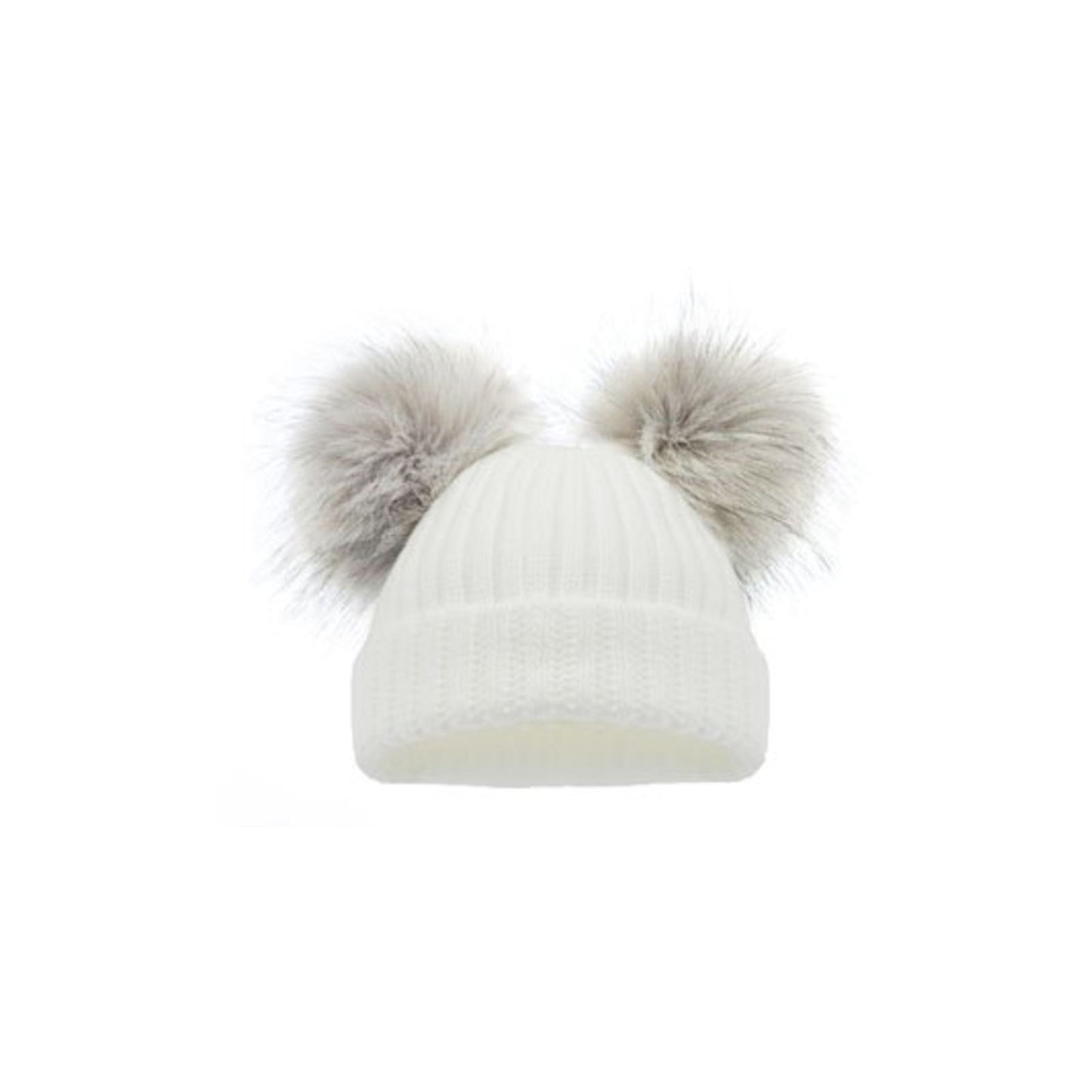 Double Pom Pom Hat