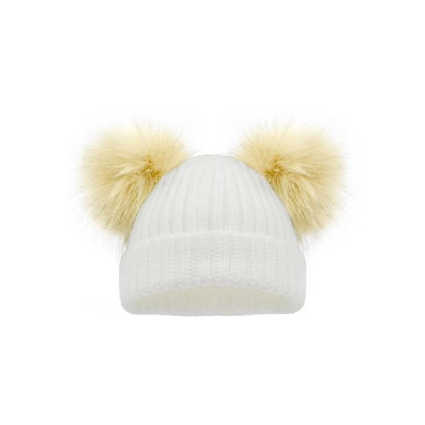 Double Pom Pom Hat