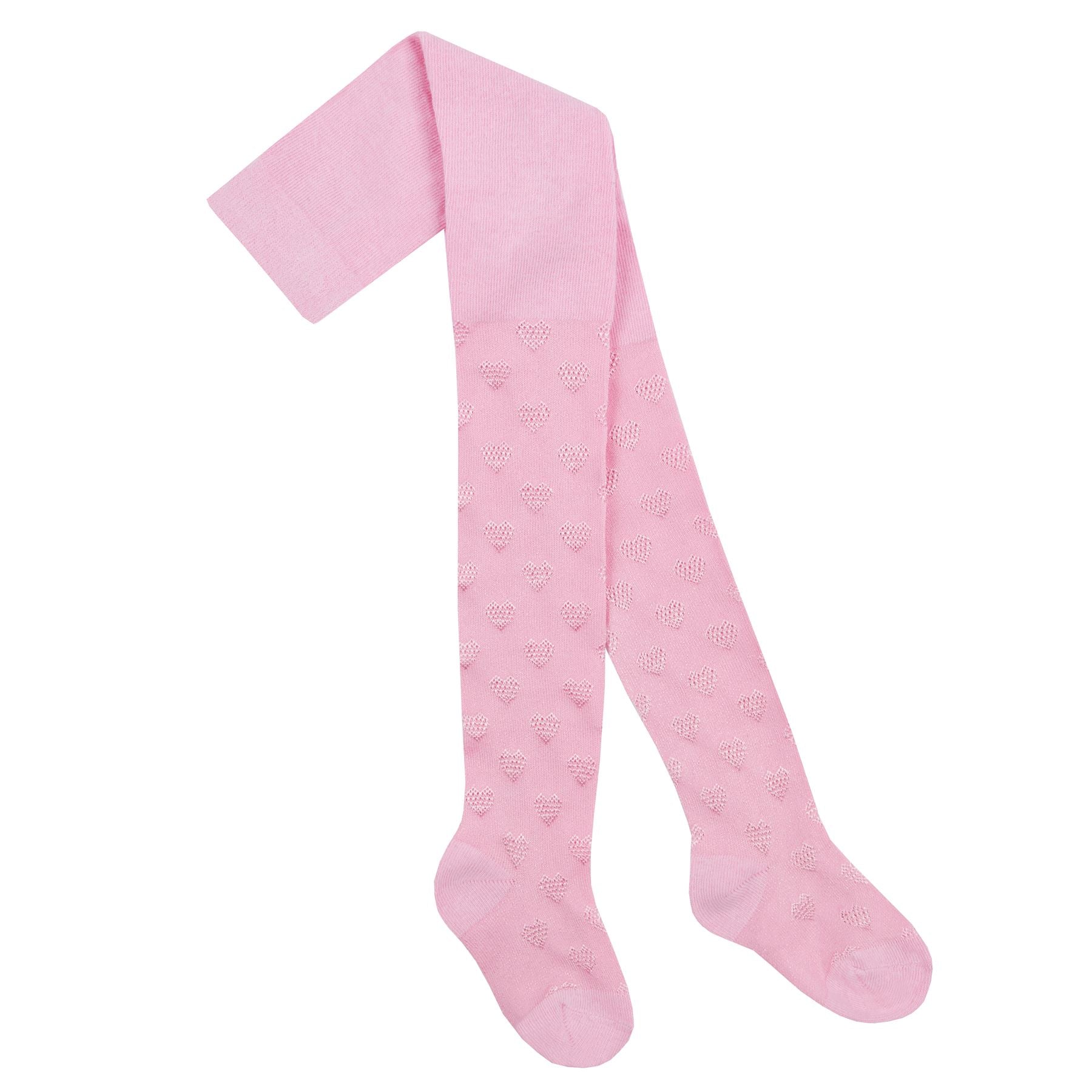 Baby Girls Textured Tights - 3 Pack, Pink Cream Cerise - 0-24 Months