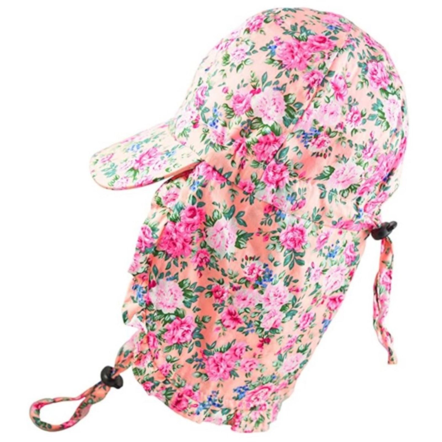 Girls Floral Legionnaire Cap