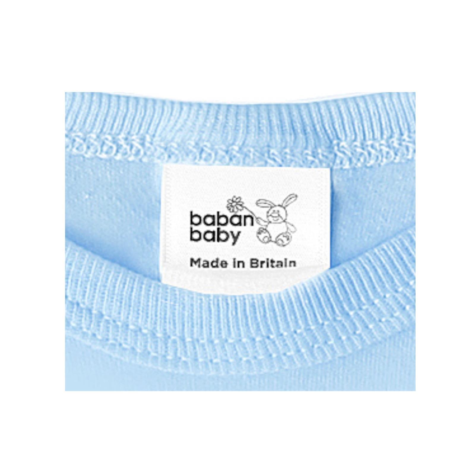 Baban Baby Hats - 2 Pack - 100% Cotton, Made In Britain - Blue