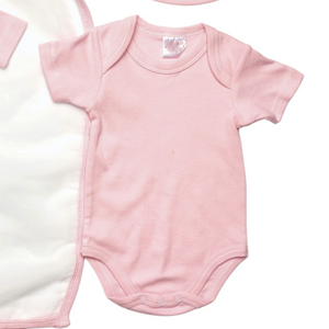 5 Piece Plain Layette Set