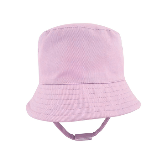 Cotton Bucket Hat with Chin Straps