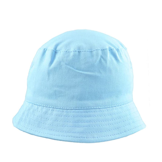 Baby Boys Cotton Sun Hat - Blue 3 Months to 2 Years