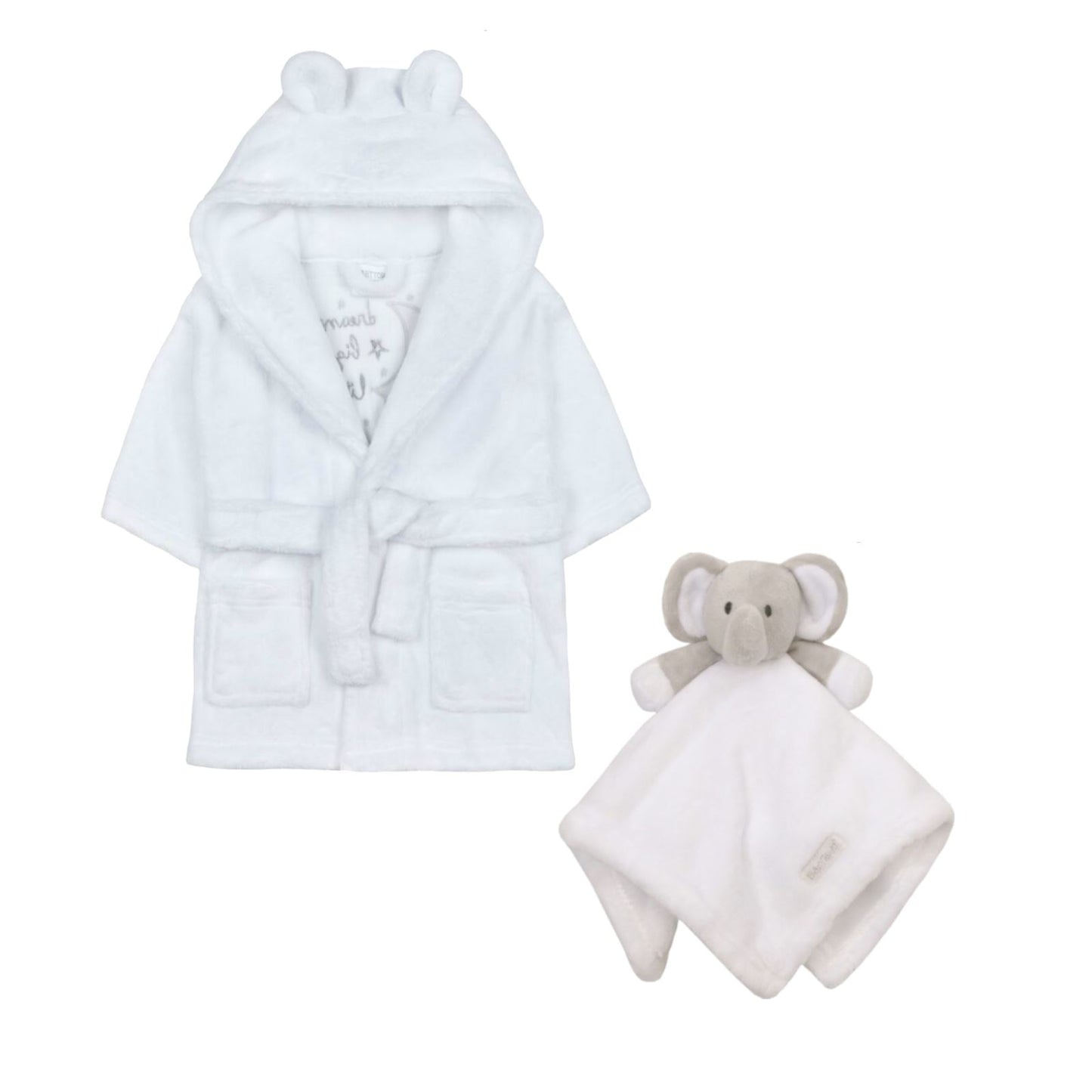 Dressing Gown & Elephant Comforter Set