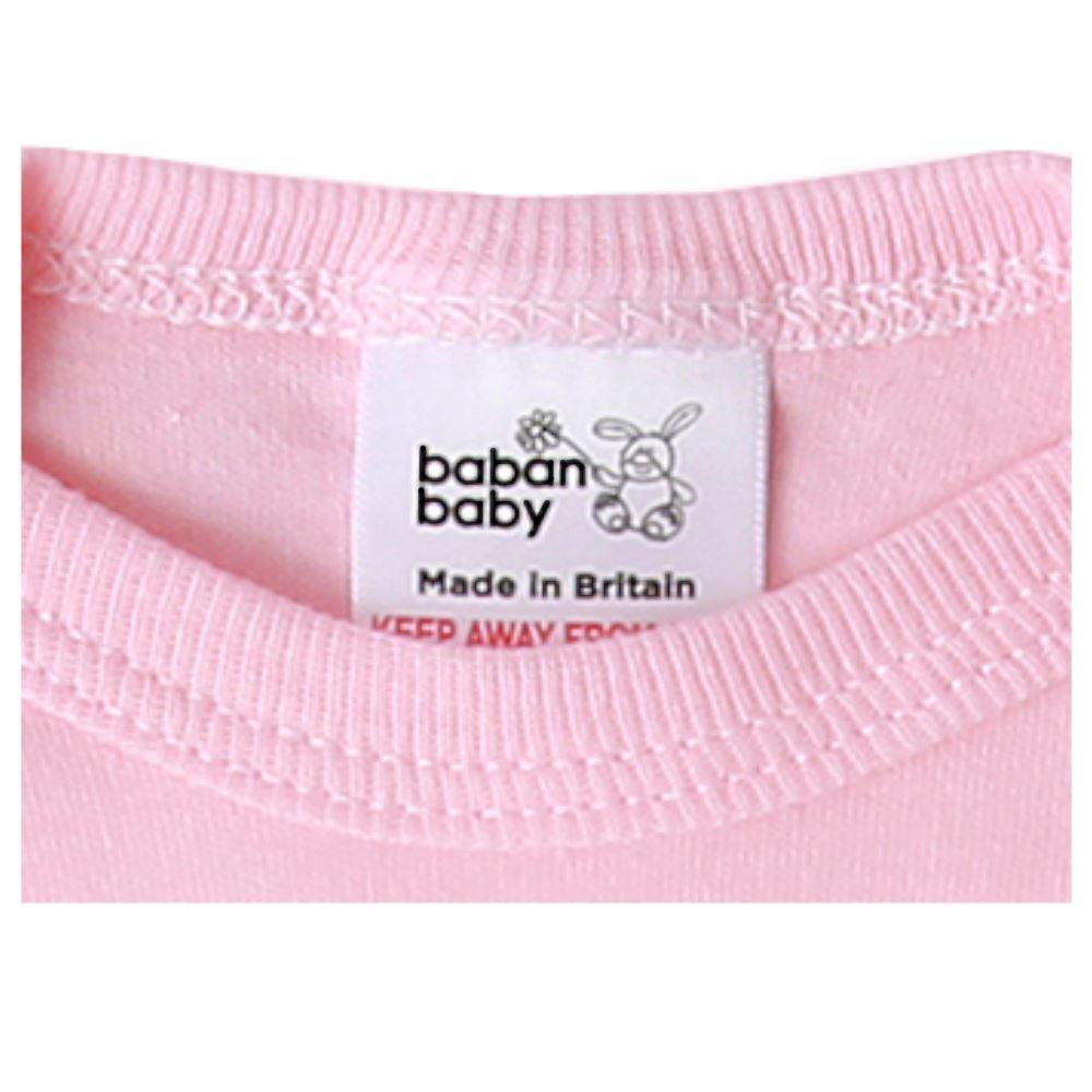 Baby Boys Set, Sleepsuit, Bodysuit, Hat, Made in UK, Pure Cotton, Pink