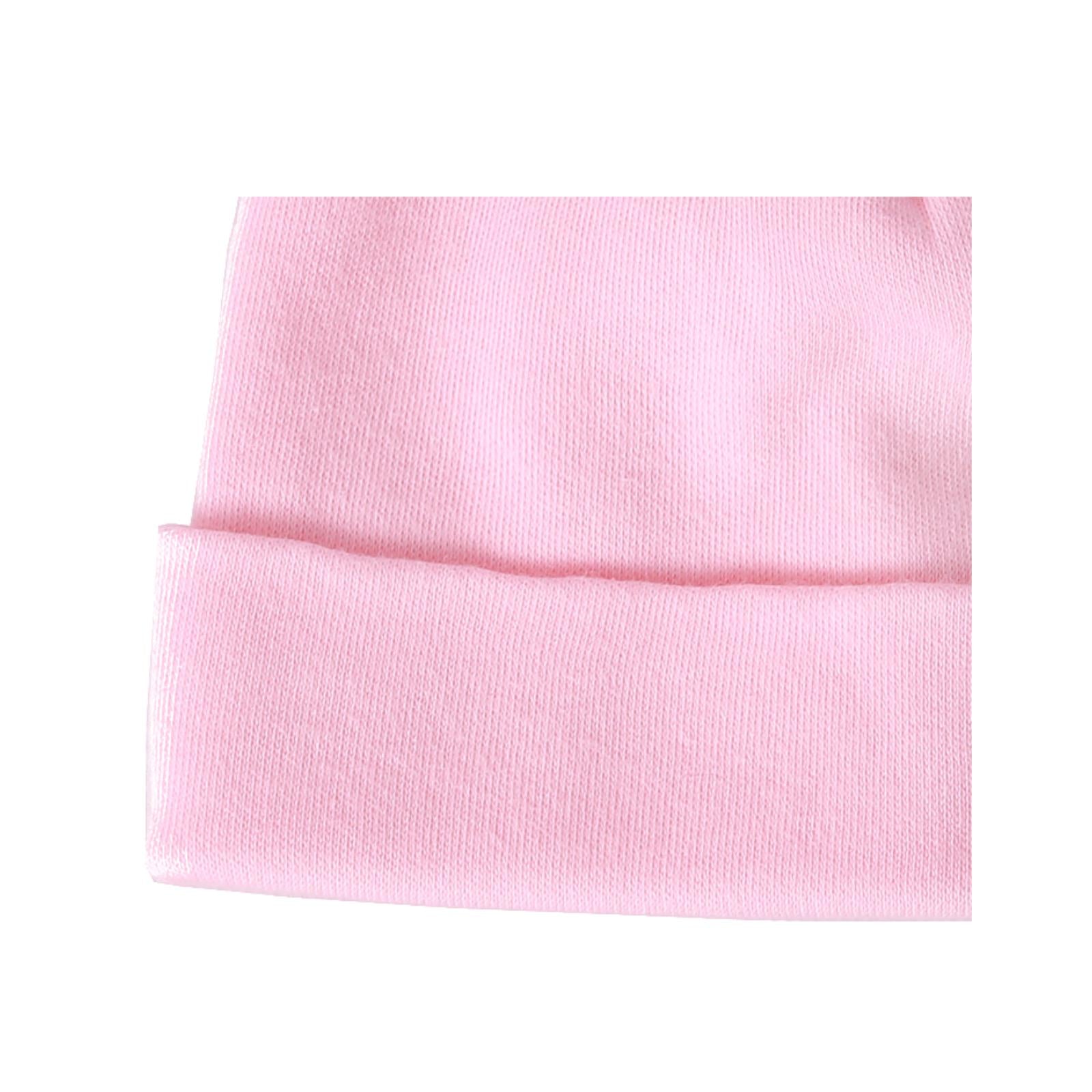 Baban Baby Hats - 2 Pack - 100% Cotton, Made In Britain - Pink