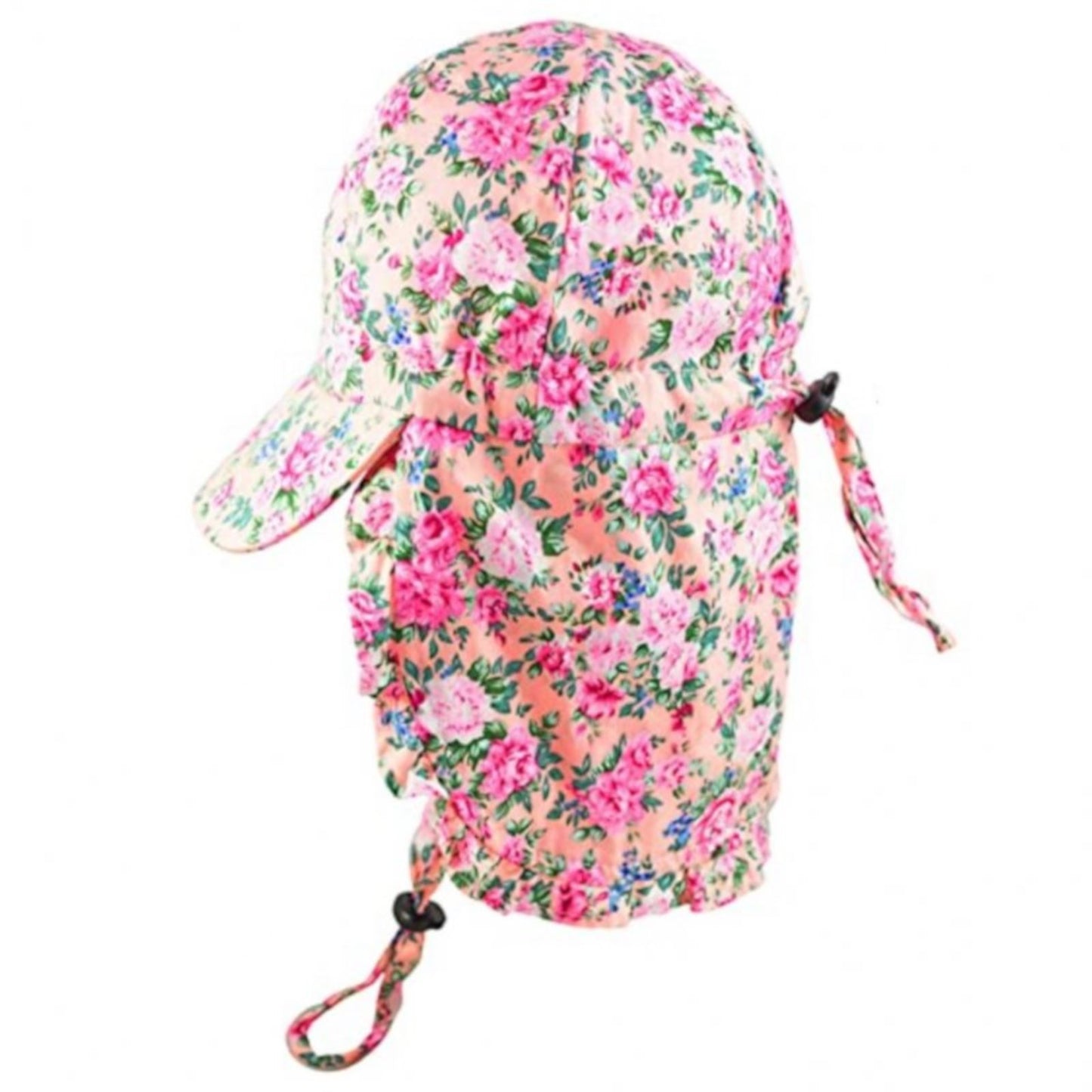 Girls Floral Legionnaire Cap