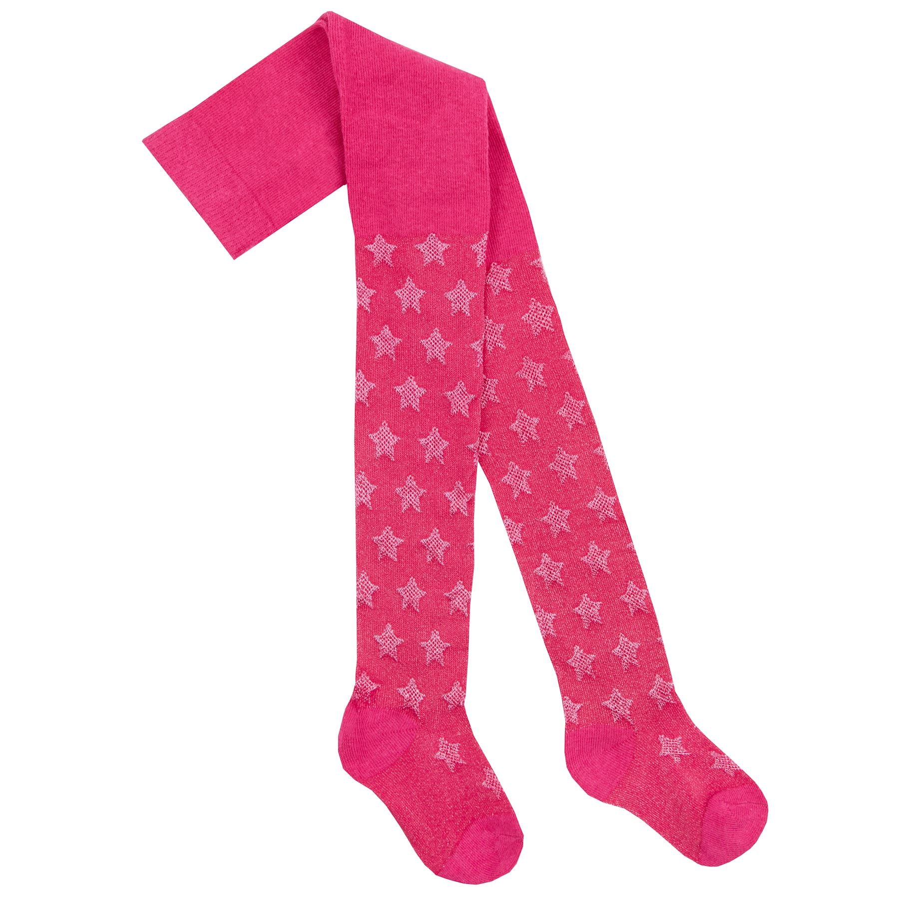 Baby Girls Textured Tights - 3 Pack, Pink Cream Cerise - 0-24 Months