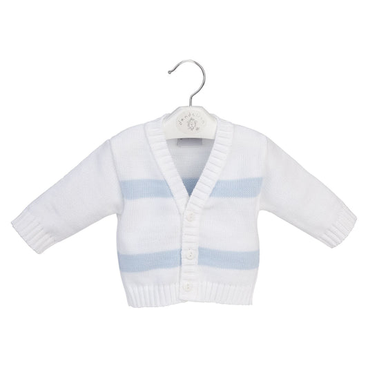 Boys Boat Striped Cardigan